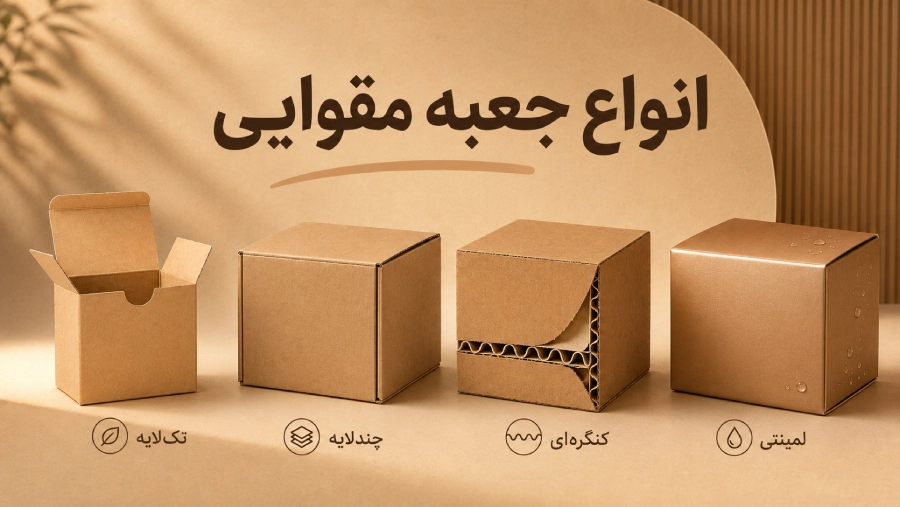 انواع جعبه مقوایی