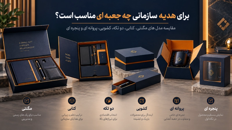 برای هدیه سازمانی چه جعبه ای مناسب