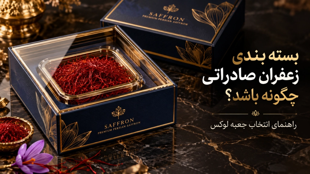 بسته بندی زعفران صادراتی