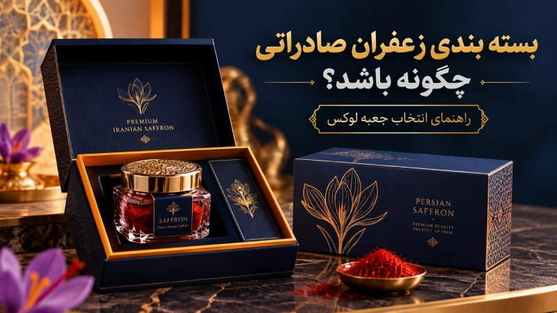 بسته بندی زعفران صادراتی چگونه باید باشد